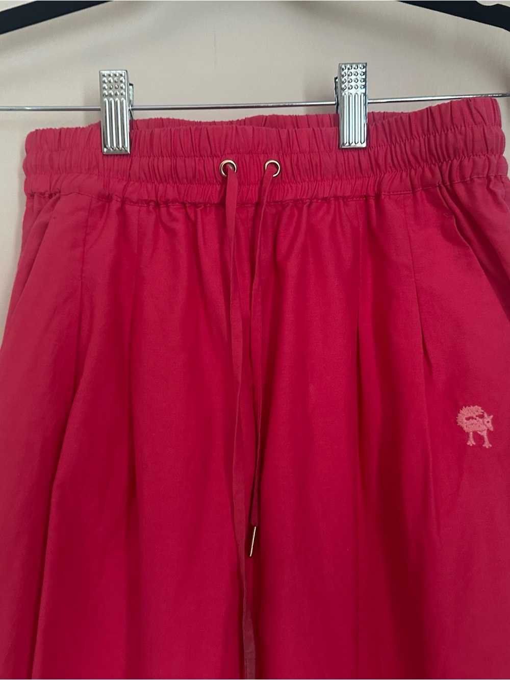 Silk Laundry Pink Drawstring Jogger Pants - XS